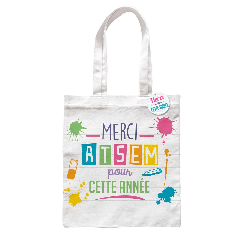 Sac tote bag "merci atsem"