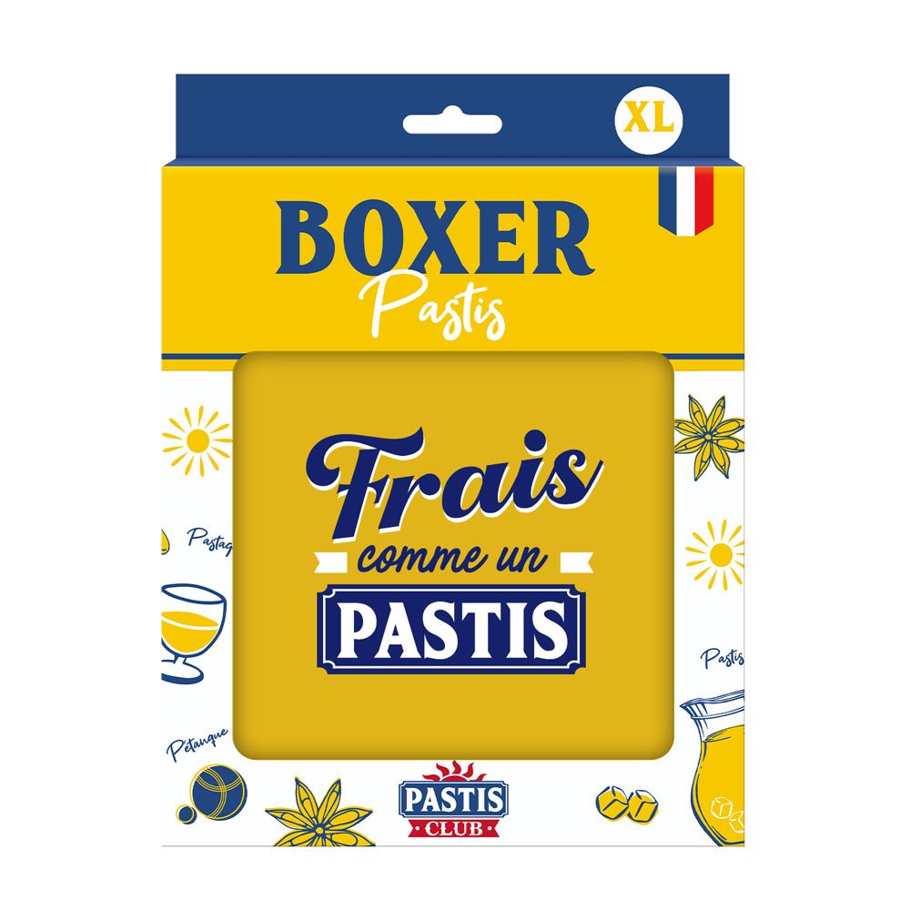 Boxer "frais comme un pastis"