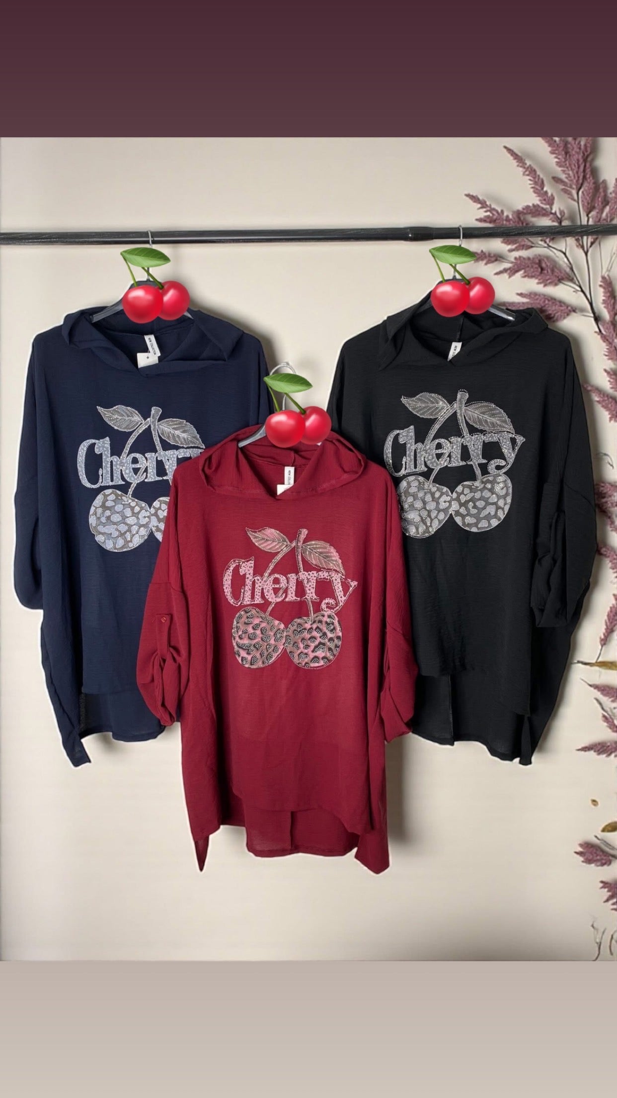 🍒Blouse fluide cherry grande taille