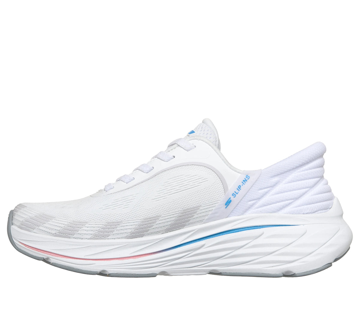 Skechers Slip-ins Max Cushioning Elite 3 Lenara blanche, vue du côté gauche