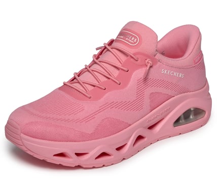 Skechers Slip-ins UNO Glide-Step Air Gliders rose, vue du côté gauche