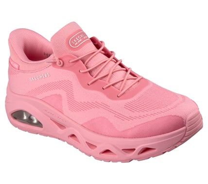 Skechers Slip-ins UNO Glide-Step Air Gliders rose, vue de profil