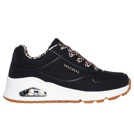 Skechers UNO Gen1 Leopard Chic, vue de face en situation