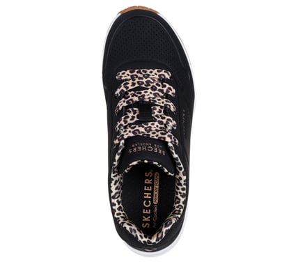 Semelle intérieure Air-Cooled Memory Foam de la Skechers UNO Gen1 Leopard Chic