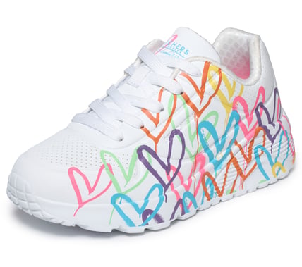 Skechers JGoldcrown UNO Lite Spread the Love, vue du côté gauche