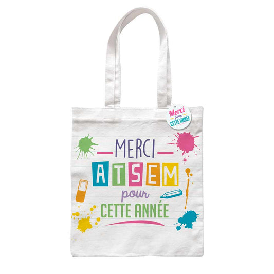Sac tote bag "merci atsem"