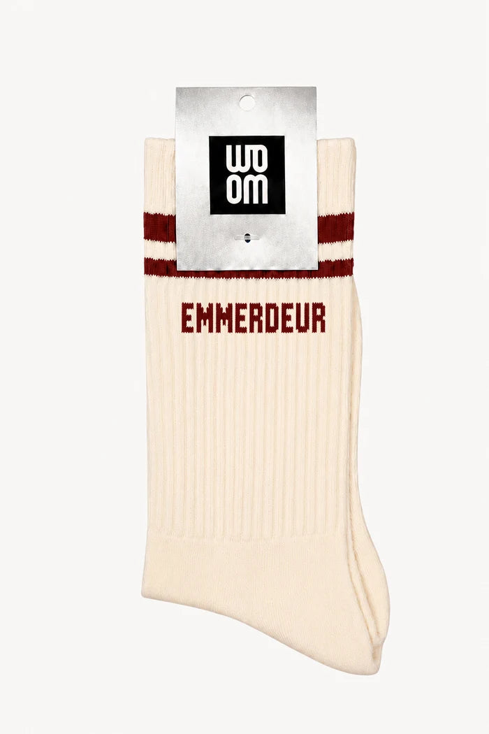 Chaussettes Homme EMMERDEUR - Bordeaux