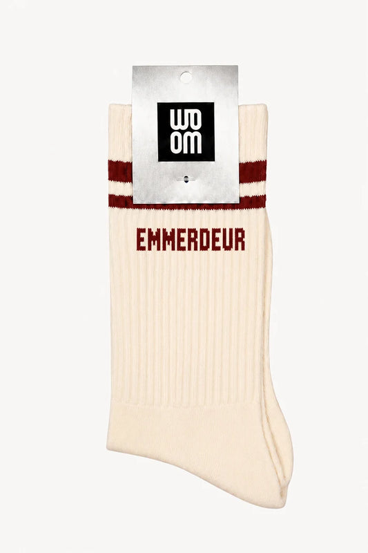 Chaussettes Homme EMMERDEUR - Bordeaux