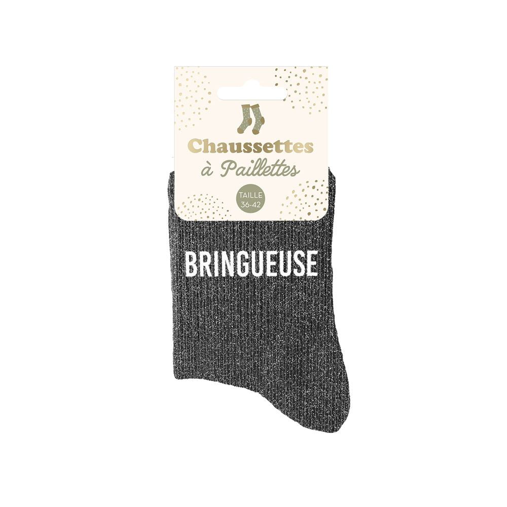 Chaussettes paillettes bringueuse