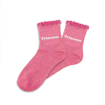 Chaussettes à paillettes enfants princesse 6-10ans fille