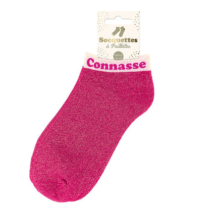 Socquettes paillettes connasse