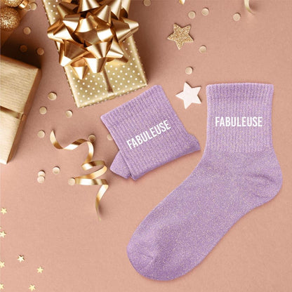 Chaussettes à paillettes fabuleuse