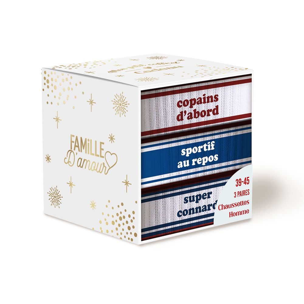 Coffret trio chaussettes copains d'abord